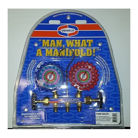 UNIWELD Μανόμετρα made in USA R-410a  Manifold QS4L 3H5   